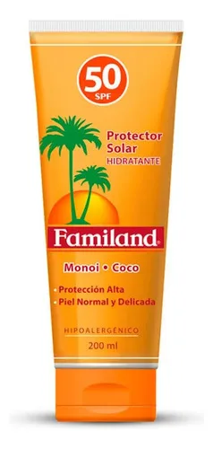 Protector Solar Spf 50 Crema Hidratante 200ml