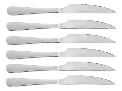 Set De Cuchillos De Carne Acero Inoxidable