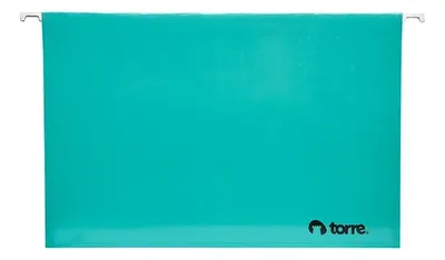 Carpeta Colgante Con Barra Metálica Verde Verde