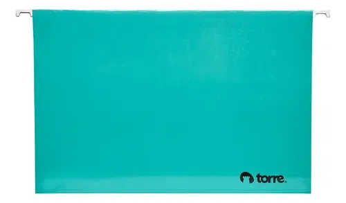 Carpeta Colgante Con Barra Metálica Verde Verde