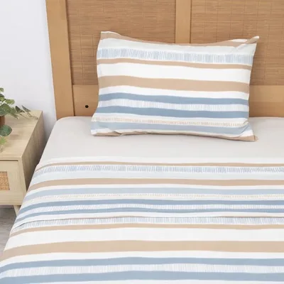 Set De Sábanas De Polar Estampadas 1.5 Plazas Verde Oscuro