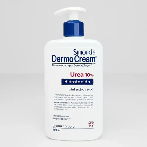 Crema Corporal Hidratante Urea 10% Dermocream
