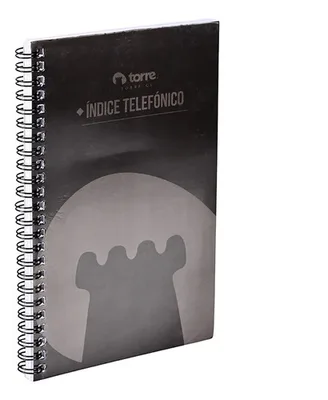 Libreta Telefónica Espiral 42 Hojas Índice