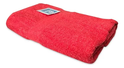 Toalla De Baño Algodón 70x140cm Colección Rojo