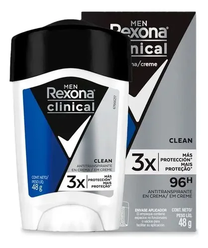 Desodorante Rexona Soft Solid Clean Hombre