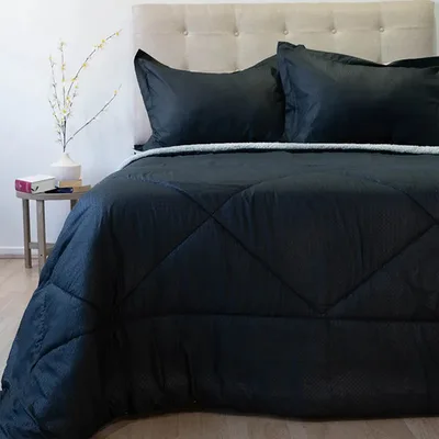 Plumón Sherpa Outboss Deluxe 2 Plazas Negro Negro