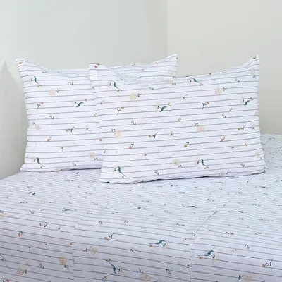 Set De Sábanas 144 Hilos Estampadas 2.5 Plazas