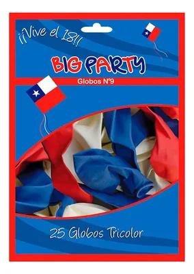 Globos Fiesta Patria Tricolor Decoración Verde Oscuro