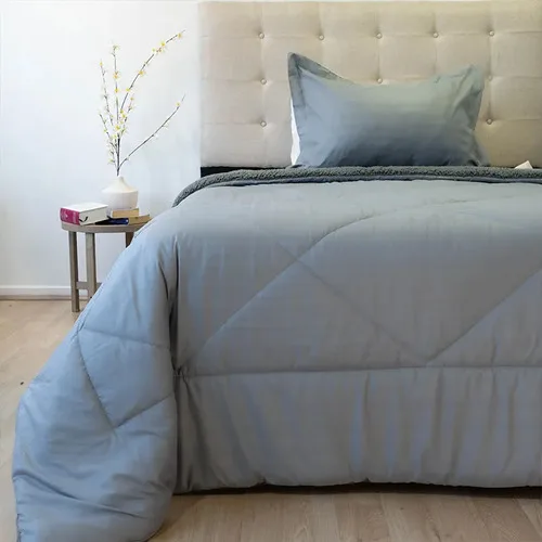 Plumón Sherpa Outboss Deluxe 1.5 Plazas Gris Gris