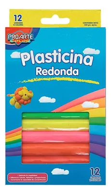Plasticina Triangular 12 Colores Creativa Multicolor