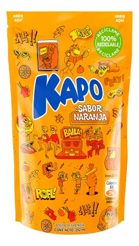 Kapo Naranja 252ml Limpiador Multiuso