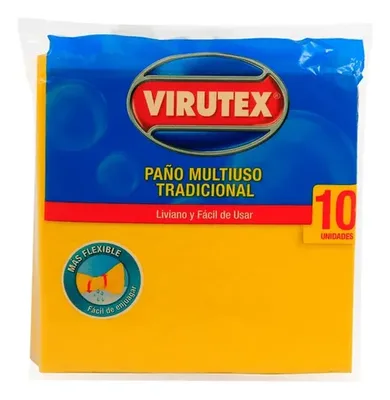 Paño Multiuso Tradicional Virutex Absorbente Coral Claro