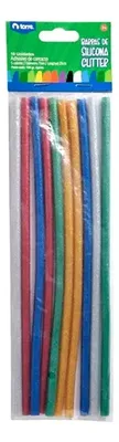 Set Silicona En Barra Glitter Multicolor Torre
