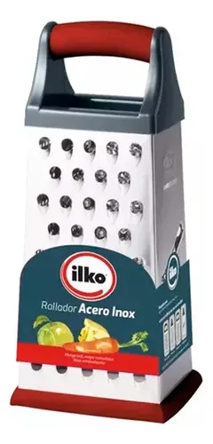 Rallador Acero Inoxidable 4 Caras Cocina