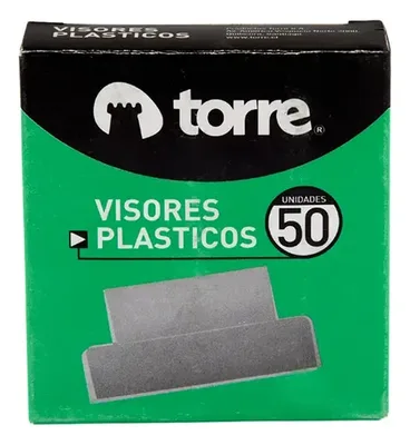 Visores Plásticos Para Carpetas Colgantes 50 Unidades