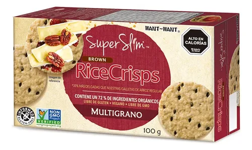 Galleta De Arroz Multigrano Sin Gluten Ricecrisps