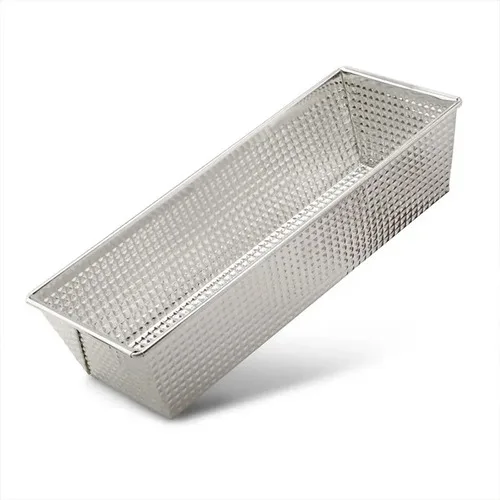 Molde Rectangular Estañado Acero Carbónico Antiadherente