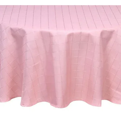 Mantel Redondo Poliéster 180cm Para Comedor Coral