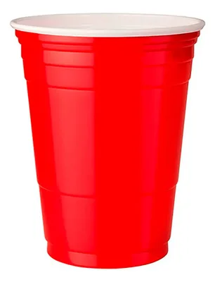Vaso Plástico Bicolor 500cc Para Fiestas Azul