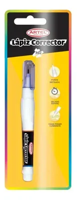 Lápiz Corrector Punta Metálica 7ml Artel