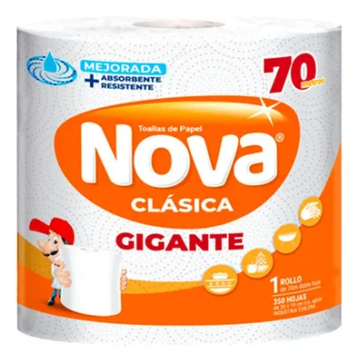 Toalla De Papel Doble Hoja Xl 70 Metros