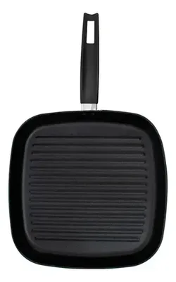 Plancha Grill Aluminio Reciclado 28cm Cocina
