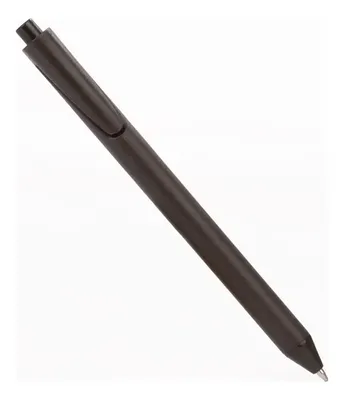 Boligrafo Retractil Fibra Cafe Amarillo
