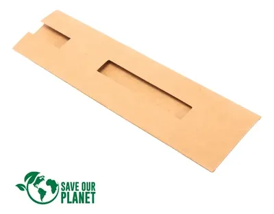 Estuche Porta-lapiz Carton Reciclado Coral Claro