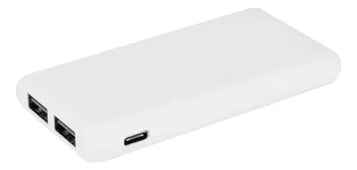 Power Bank Portatil Usb Recargable Blanco