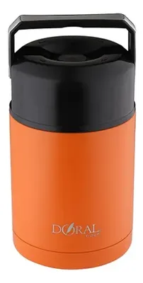 Termo Para Comida Acero Inoxidable 1000ml Coral Claro