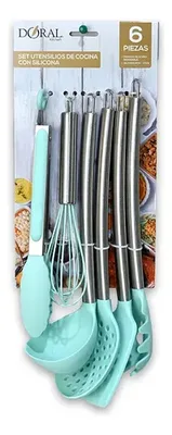 Set De Utensilios Cocina Silicona 6 Piezas