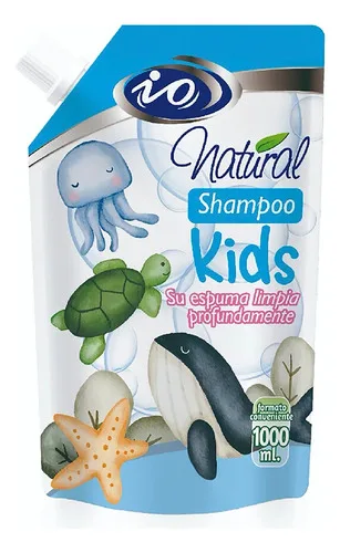 Shampoo Infantil Doypack 1 Litro Limpieza Profunda
