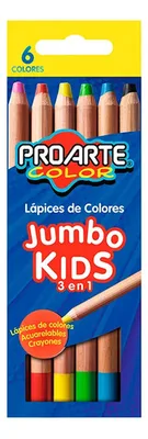 Lápices De Colores Jumbo Proarte Intensos