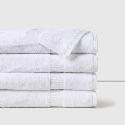 Toalla De Mano Algodón 100% Absorbente Blanca Blanco