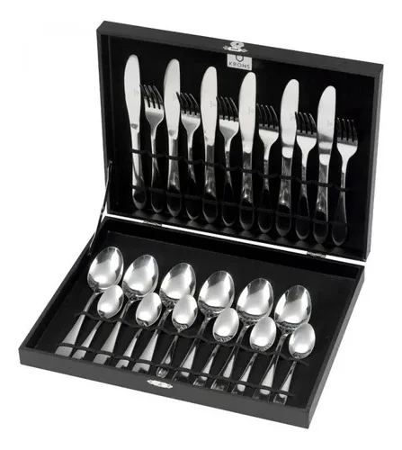 Cuchillería De Mesa 24 Piezas Acero Inoxidable