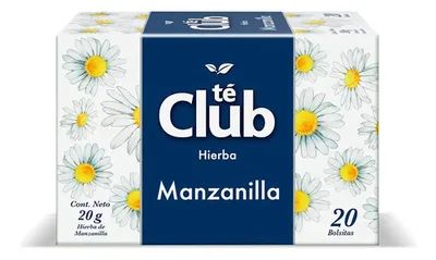 Té Manzanilla Club 20 Bolsitas Infusión Natural