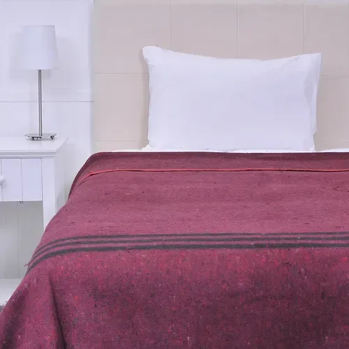 Frazada Térmica Single 1.5 Plazas Acrílico Rojo