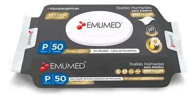Toallas Húmedas Desechables Adulto Hipoalergénicas