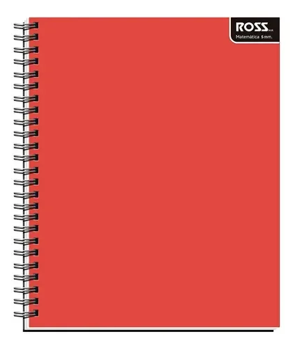 Cuaderno Universitario Espiral Matemática 5mm