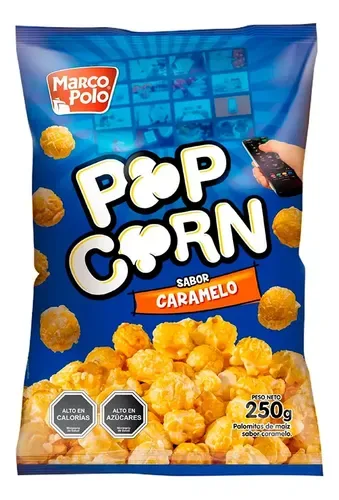 Pop Corn Cabritas Caramelo 250gr Marco Polo