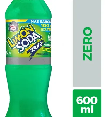 Bebida Gasificada Limón Soda Zero 600cc