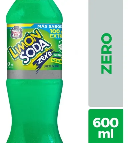 Bebida Gasificada Limón Soda Zero 600cc