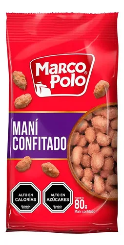 Maní Confitado Marco Polo 80gr Snack