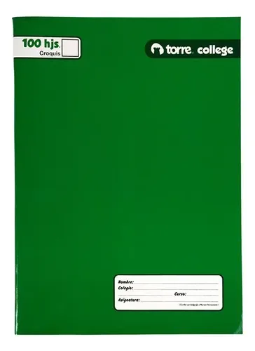 Cuaderno Croquis 100 Hojas Blancas Dibujo