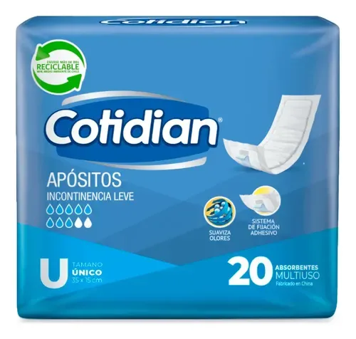 Apósito Desechable Regular 20 Unidades Cotidian