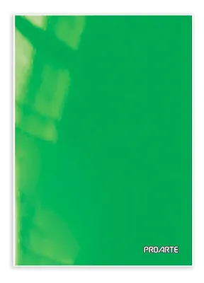 Carpeta Plastificada Con Gusano Verde Proarte Verde
