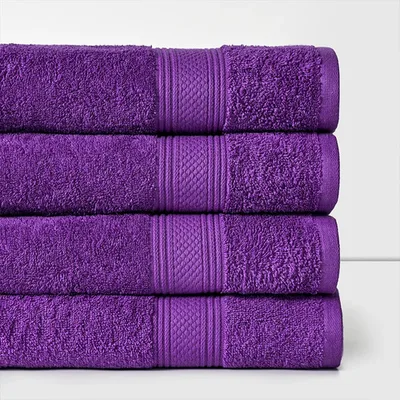 Toalla De Baño 100% Algodón 450 Grs Absorbente Coral Claro