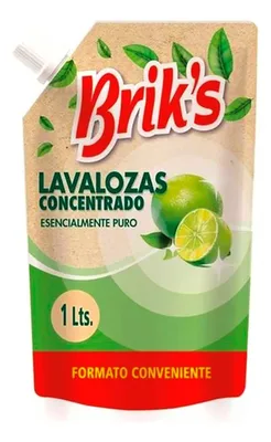 Lavalozas Concentrado Desengrasa Limón 1l