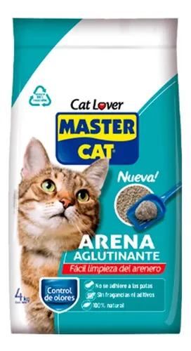 Arena Aglutinante Para Gatos 4kg Natural