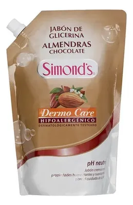 Jabón Líquido Chocolate Almendras Glicerina 750ml